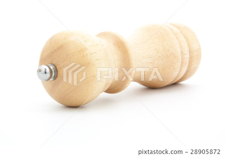 pepper mill of wood with peppercorns pepper mill of wood with peppercorns 28905872
