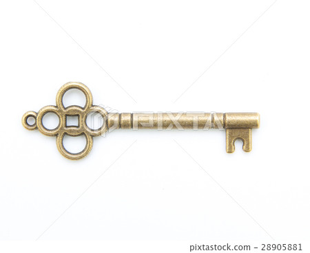 old key isolated 28905881