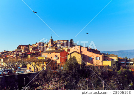 Roussillon village in France Roussillon village in France 28906198