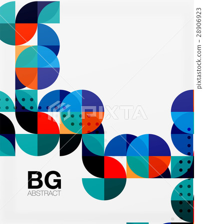 Colorful circle elements 28906923