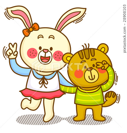 可愛的動物角色 可愛的動物角色 28908103