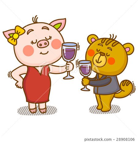 Cute animal character Cute animal character 28908106