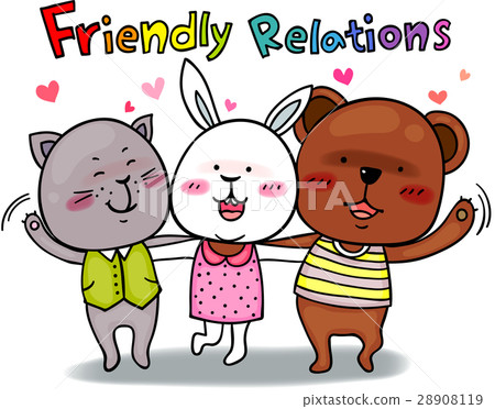 Cute animal character Cute animal character 28908119