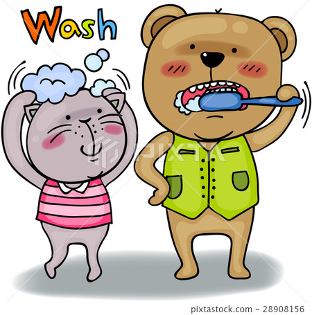 Cute animal character Cute animal character 28908156