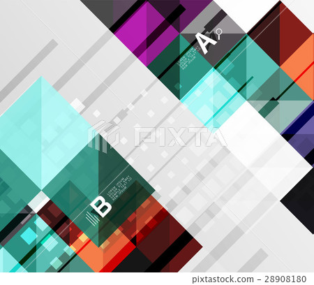Vector square elements on gray abstract background Vector square elements on gray abstract background 28908180