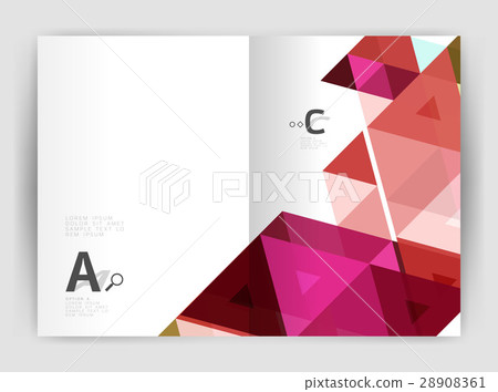 Mosaic triangle annual report template Mosaic triangle annual report template 28908361