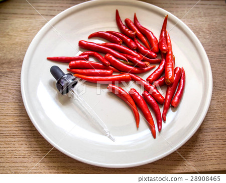 Chilli red and dropper experiment food Chilli red and dropper experiment food 28908465