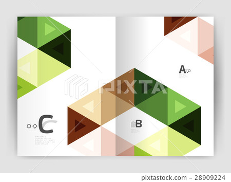 Print template modern elegant background triangle 28909224