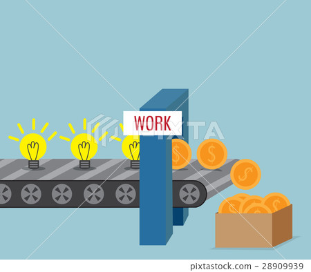 change bulb idea to money coins change bulb idea to money coins 28909939
