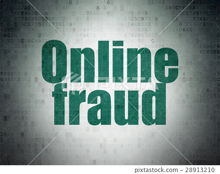 Security concept: Online Fraud on Digital Data Security concept: Online Fraud on Digital Data 28913210