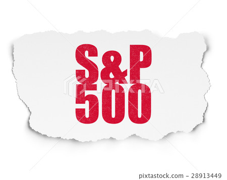 Stock market indexes concept: S&P 500 on Torn 28913449