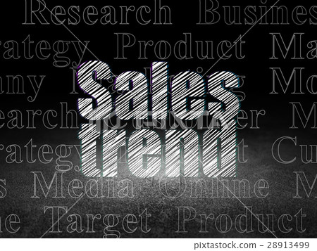 Advertising concept: Sales Trend in grunge dark Advertising concept: Sales Trend in grunge dark 28913499