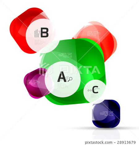 Futuristic flying squares, abstract background Futuristic flying squares, abstract background 28913679
