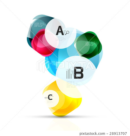 Vector glossy square elements 28913707