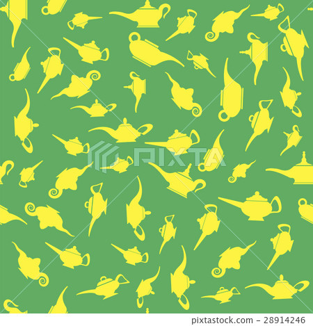Asian Lamp Silhouettes Seamless Pattern Asian Lamp Silhouettes Seamless Pattern 28914246