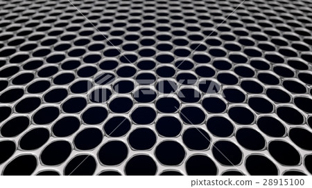 3d illustration of graphene structure. 28915100
