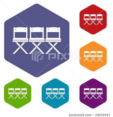 Chairs icons set 28916081