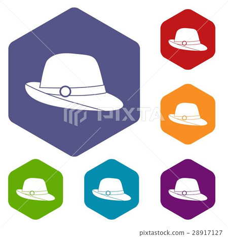 Hat icons set Hat icons set 28917127