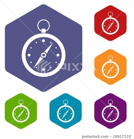 Compass icons set Compass icons set 28917128
