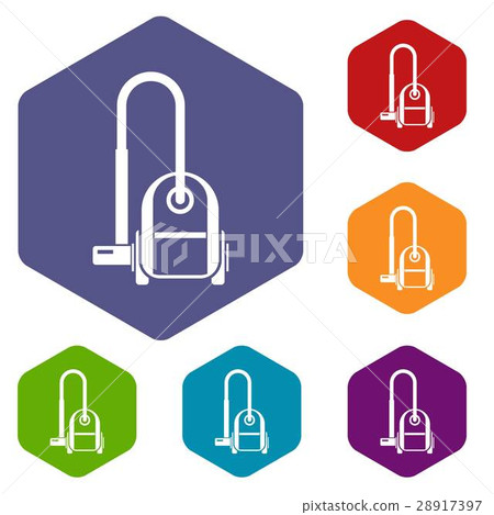 Vacuum cleaner icons set Vacuum cleaner icons set 28917397