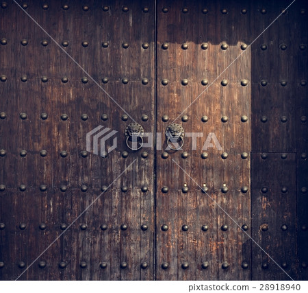 Wooden Antiqur Door Aged Decor Detail Timber Wooden Antiqur Door Aged Decor Detail Timber 28918940
