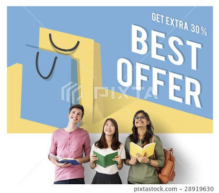 Season of Sale Promotion Clearance Best Offer Concept 28919630