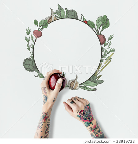 Empty copy space plants leaves border Empty copy space plants leaves border 28919728