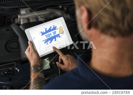 Housekeeping Wash Service Help Concept 28919789