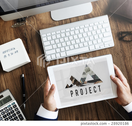 Triangle shaped abstract design business concept Triangle shaped abstract design business concept 28920186