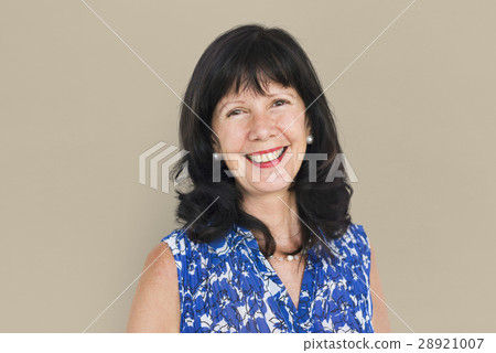 Senior Adult Woman Smiling Happiness Portrait Concept Senior Adult Woman Smiling Happiness Portrait Concept 28921007