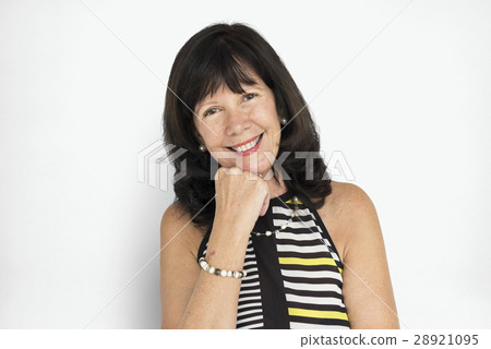 Caucasian Lady Positive Smiling Happy 28921095