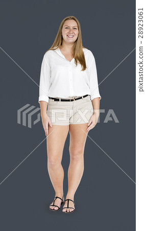 Studio People Shoot Portrait Isolated 28923061