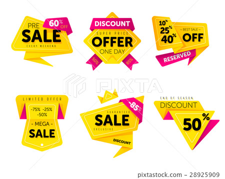 Special offer sale tag discount symbol 28925909