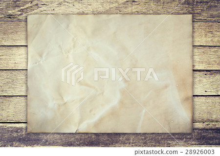 Old paper on wood background vintage with space 28926003