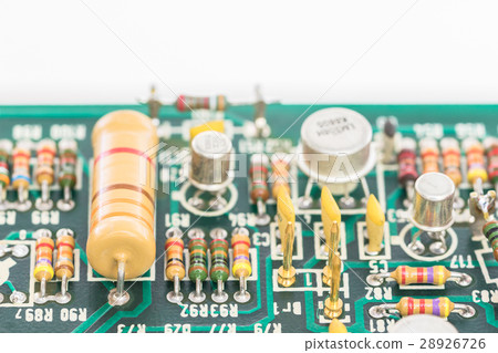 Close up electronic circuit board Close up electronic circuit board 28926726