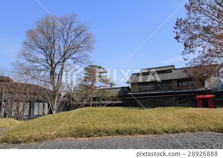 Obuse A square with cobblestones 28926888