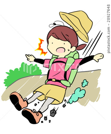 滑倒登山者 28927648