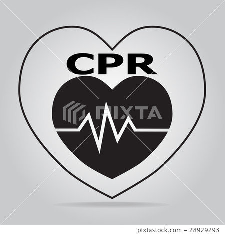CPR, Cardiopulmonary resuscitation icon. 28929293