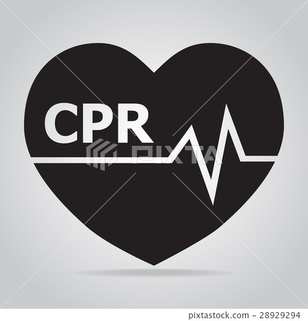 CPR, Cardiopulmonary resuscitation icon. 28929294