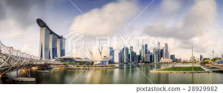 Singapore Skyline and view of Marina Bay 28929982