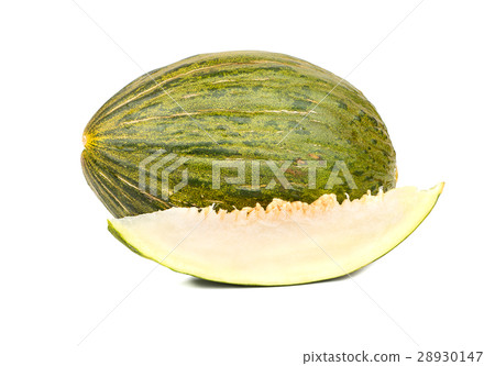 Green melon with slice Green melon with slice 28930147