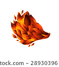 Icon of decorative fox head 28930396