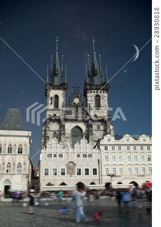 Prague under sunlight. 28930818