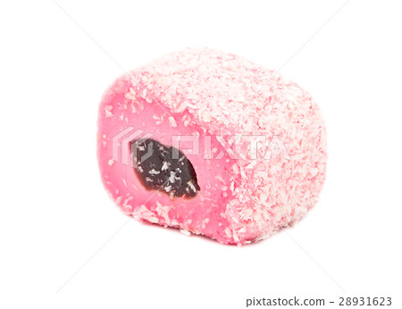 Pink turkish delight lokum Pink turkish delight lokum 28931623