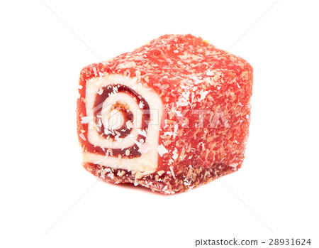 Red turkish delight lokum 28931624