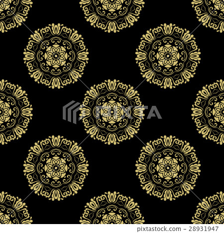Seamless Damask Background Seamless Damask Background 28931947