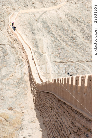Great Wall Castle Wall City China · Gansu Province Jiayuguan 28931958