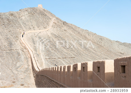 Great Wall Castle Wall City China · Gansu Province Jiayuguan 28931959