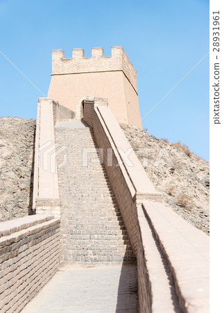 Great Wall Castle Wall City China · Gansu Province Jiayuguan 28931961