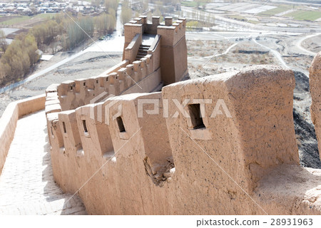 Great Wall Castle Wall City China · Gansu Province Jiayuguan 28931963